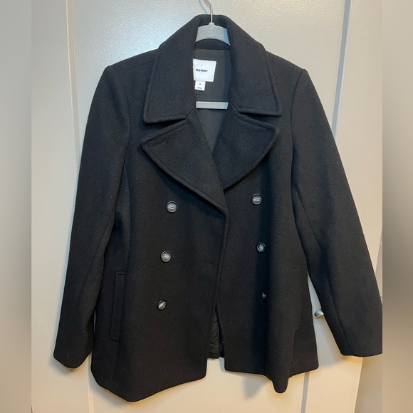 Old Navy Women’s Peacoat Jacket Size Medium - Picture 1 of 9